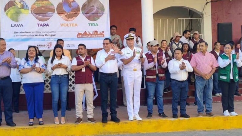 Saúl Armando Rodríguez Rodríguez inicia la 3ra. Jornada Nacional de Deschacharrización Centla