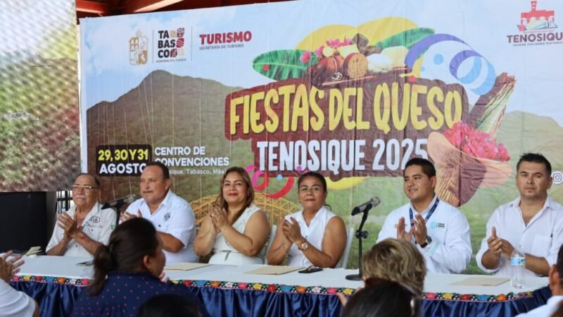 Tenosique listo para vivir en grande en las fiestas del queso 2025