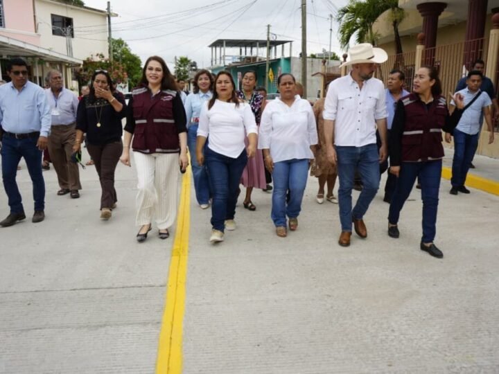 Avanza Tenosique con nuevas obras en Estapilla y Lázaro Cárdenas