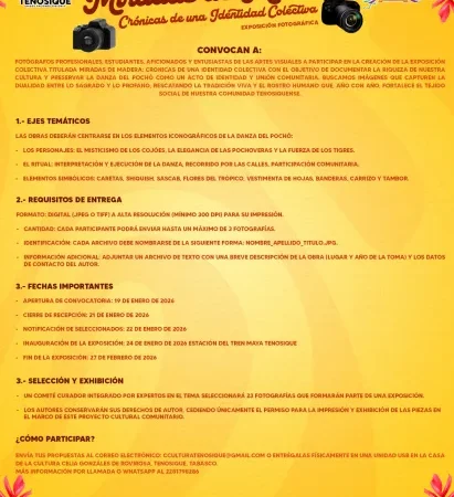 Carnaval Tenosique 2026 promueve un espacio para preservar la tradición del Pochó