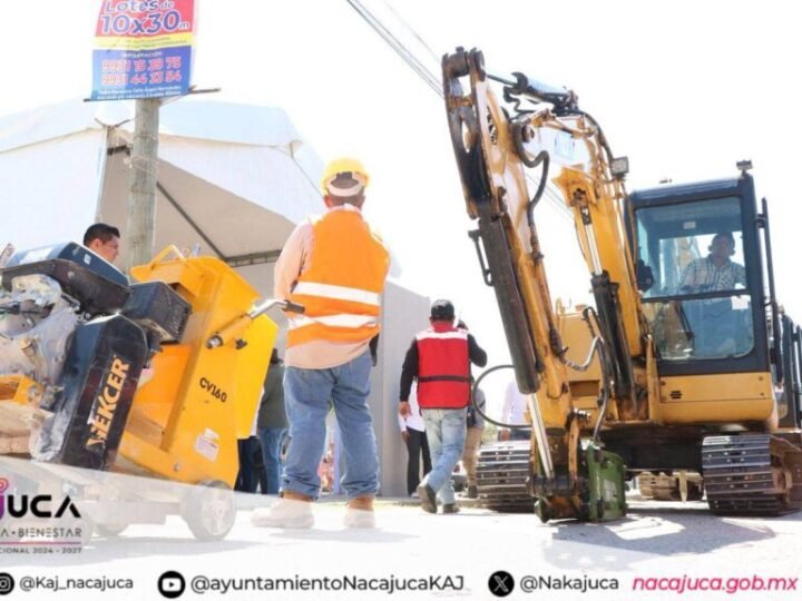 Inauguración de la construcción de la línea de conducción y distribución Pomoca