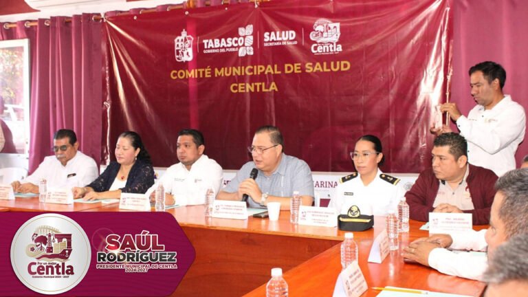 Primera reunión ordinaria del comité municipal de salud en Centla