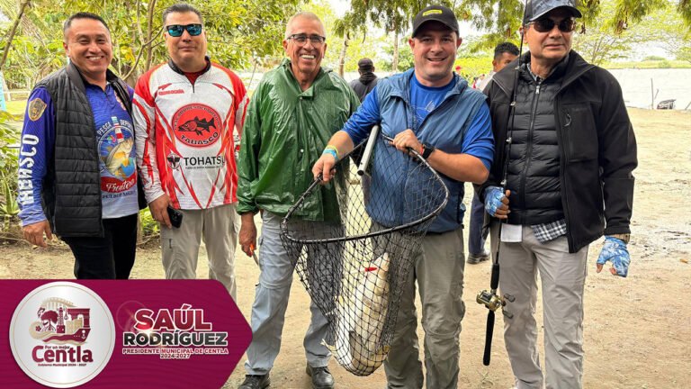 Saúl Armando Rodríguez Rodríguez da inicio al 16º torneo de pesca deportiva 2026 en Centla
