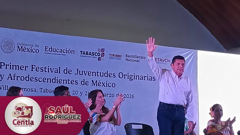 Gobierno municipal acompaña al gobernador en la inauguración del Primer Festival de Juventudes