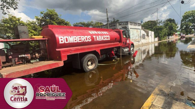Ayuntamiento de Centla avanza en el desasolve de la Villa Ignacio Allende
