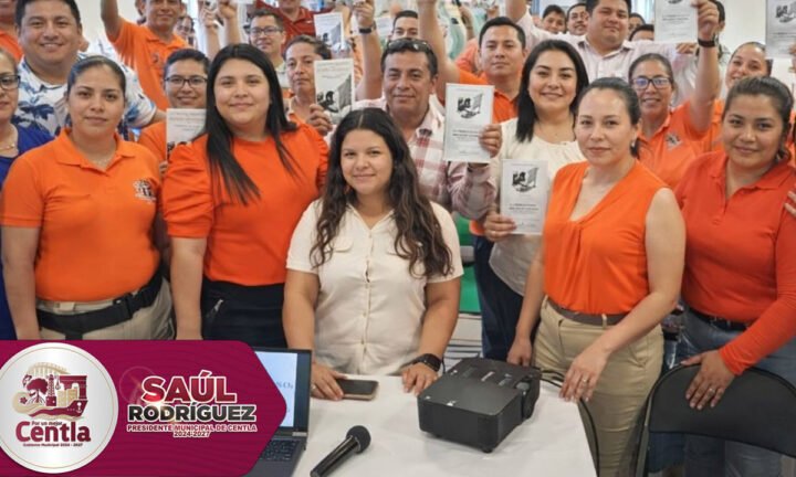 Saúl Armando Rodríguez Rodríguez inaugura la construcción de una cancha deportiva en el CAM No.