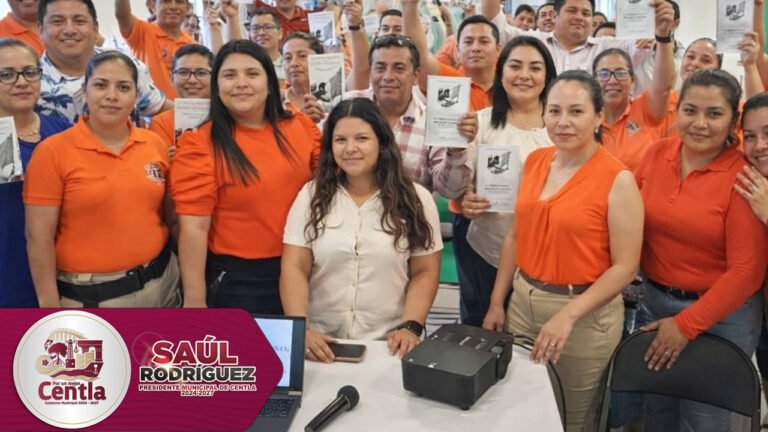 Saúl Armando Rodríguez Rodríguez inaugura la construcción de una cancha deportiva en el CAM No.