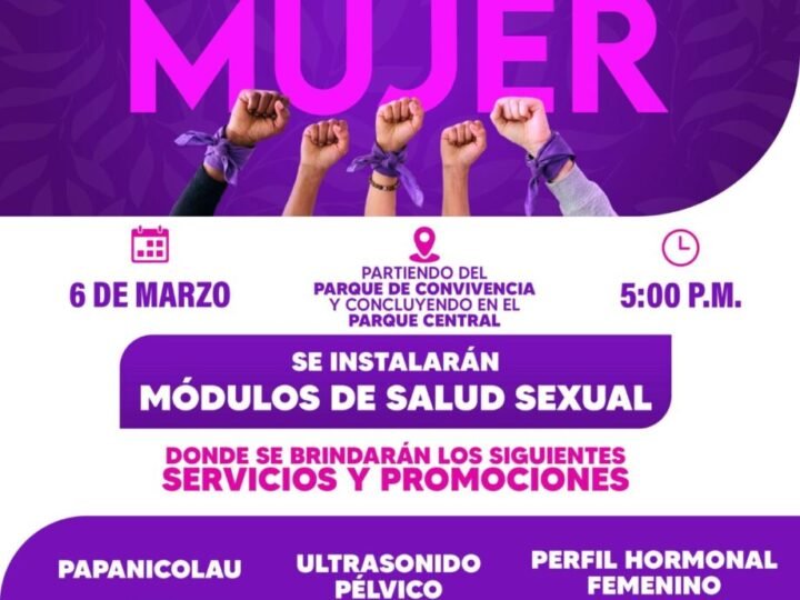 Tenosique celebra el Día Internacional de la Mujer con servicios médicos gratuitos