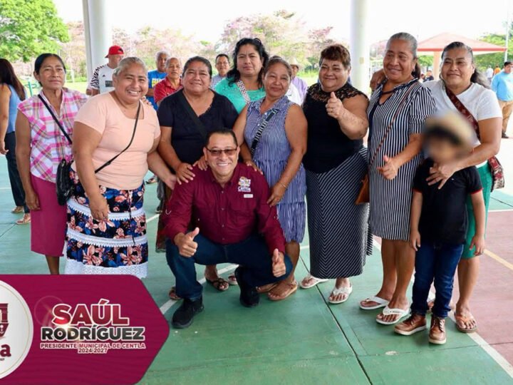 Saúl Armando Rodríguez da inicio a la segunda etapa de la unidad deportiva en Villa Cuauhtémoc