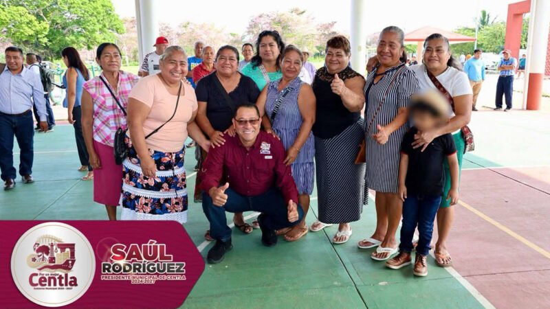 Saúl Armando Rodríguez da inicio a la segunda etapa de la unidad deportiva en Villa Cuauhtémoc