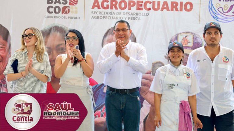 Saúl Armando Rodríguez Rodríguez inaugura el primer festival gastronómico de ostión y tilapia