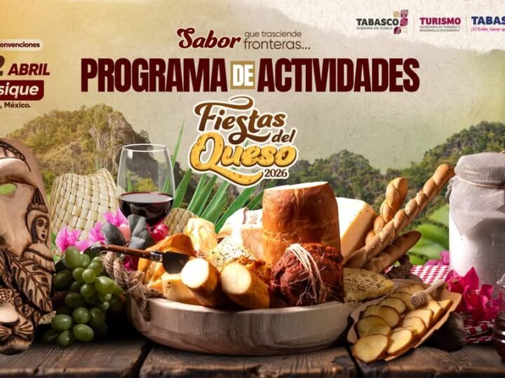 Las fiestas del queso 2026 en Tenosique culminan con música y actividades culturales
