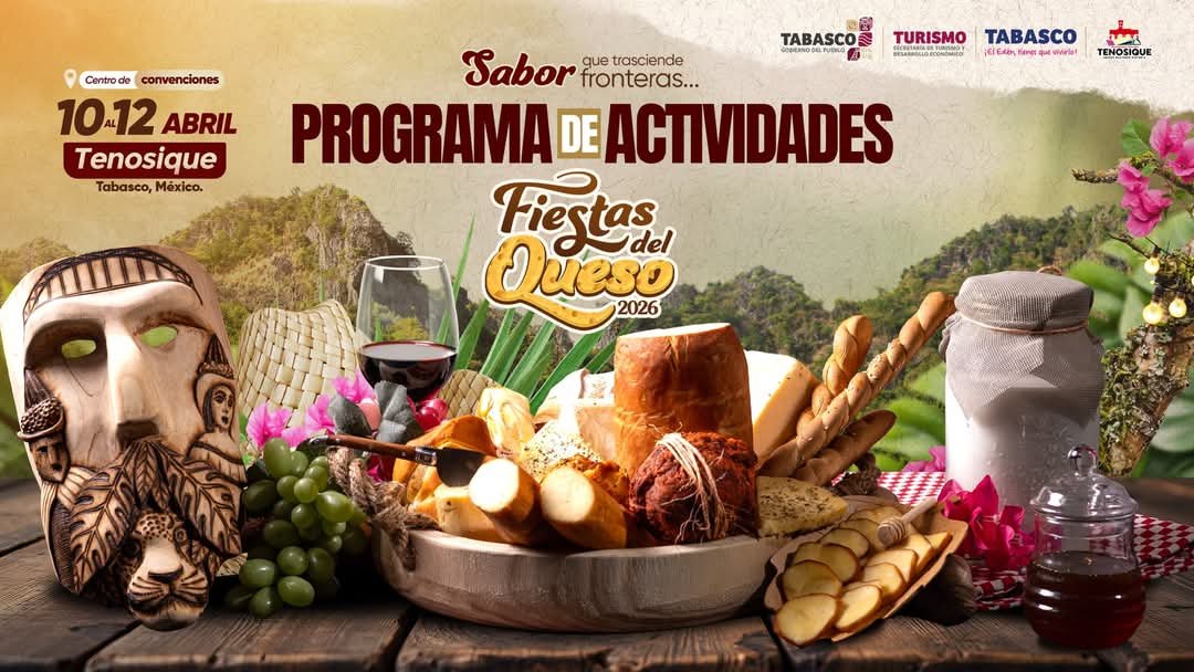 Las fiestas del queso 2026 en Tenosique culminan con música y actividades culturales