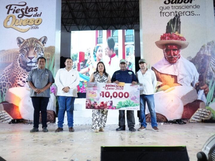 Reconocen talento y tradición en la clausura de las Fiestas del Queso 2026 en Tenosique